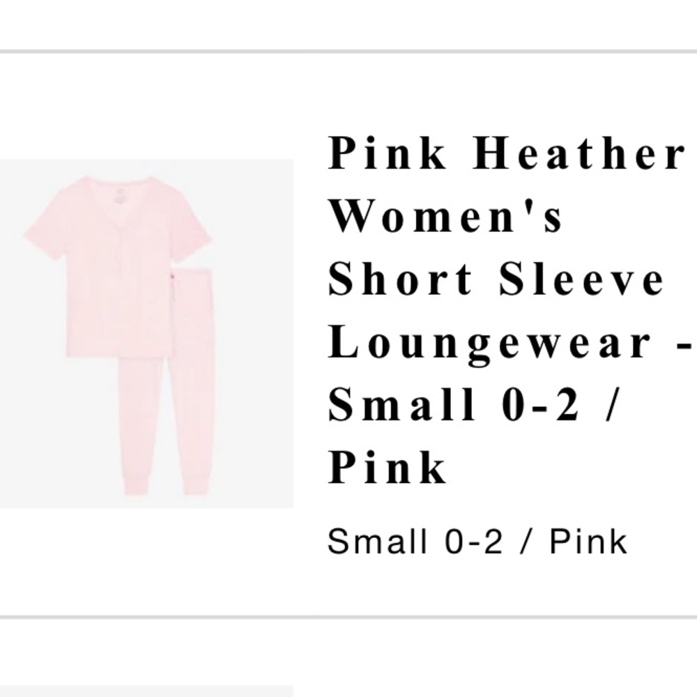 SOLD Posh Peanut Women’s Loungewear Pink Heather